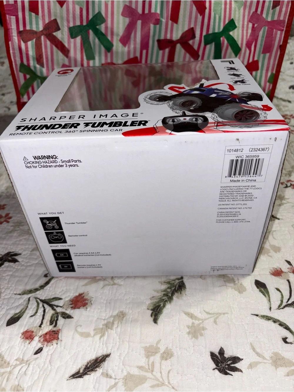 Sharper Image Thunder Tumbler RC Car Red